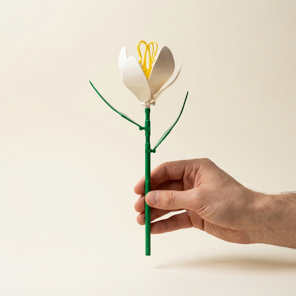 Cadeau bloem met persoonlijke boodschap